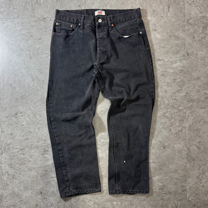 古着 Levi's/ リーバイス/ ブラックデニムパンツ/ 501/ 実寸サイズ32×28