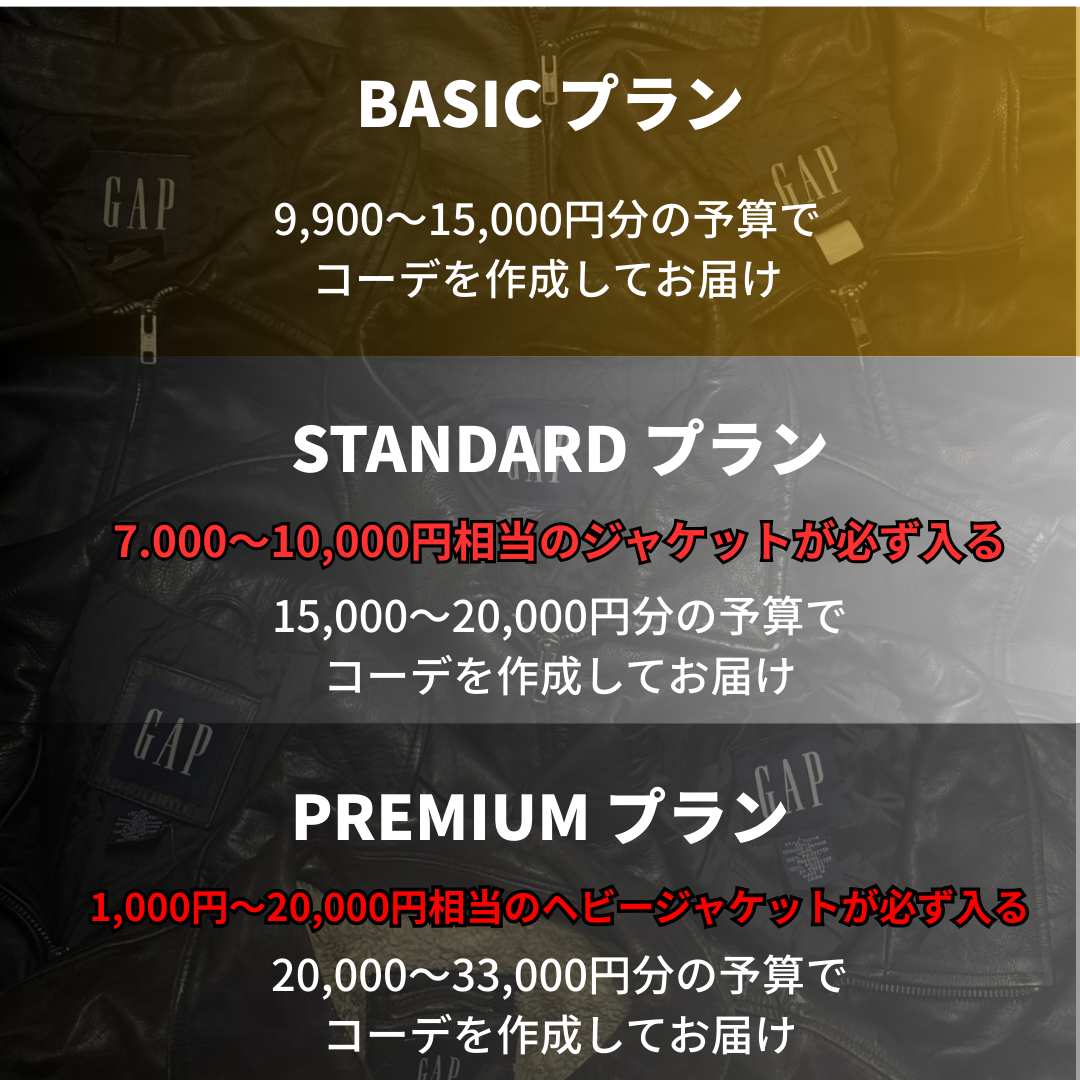 あなただけの特別なコーデをお届け。MUJIN古着コーデBOX/CODE BOX 冬ver