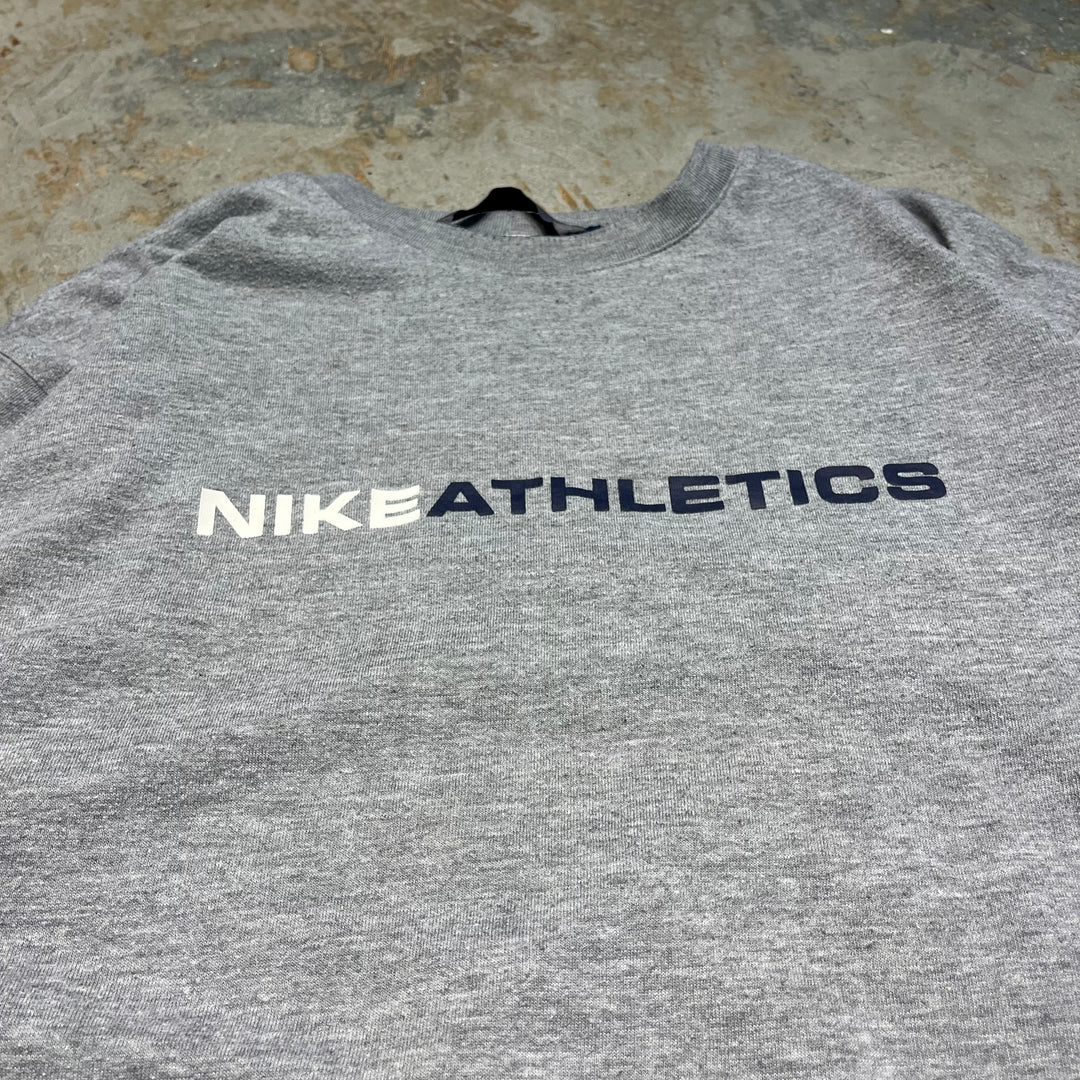 #4069 古着 NIKE/ナイキ/Crew neck sweat/クルーネックスウェット/NIKE ATHLETICS/サイズXL相当