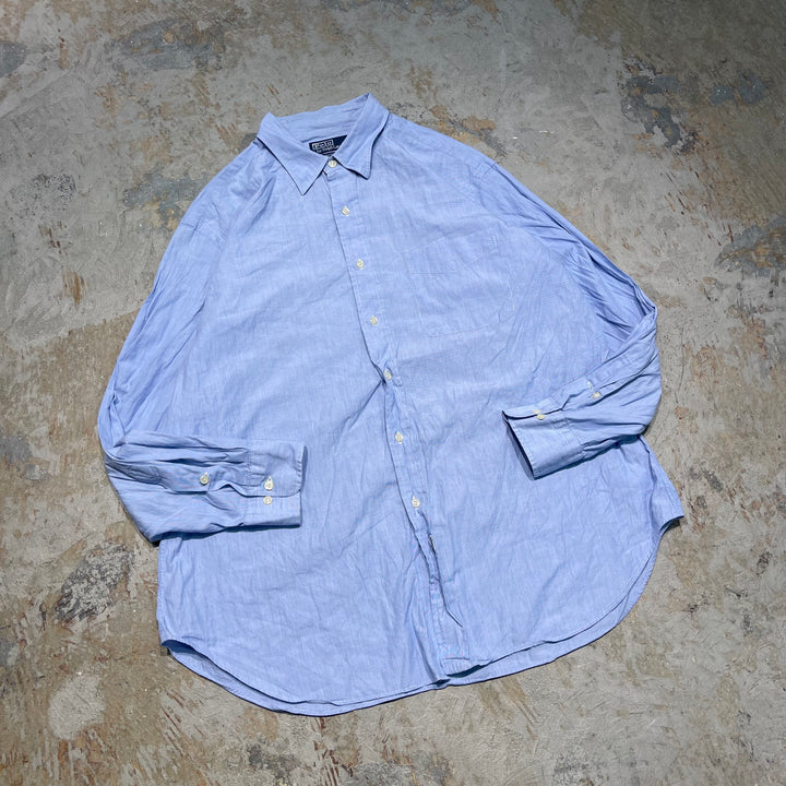 #4322 Ralph Lauren/ラルフローレン L/S Regular Collar Shirts/レギュラーカラーシャツ/ANDREW/サイズ17 1/2 34/35