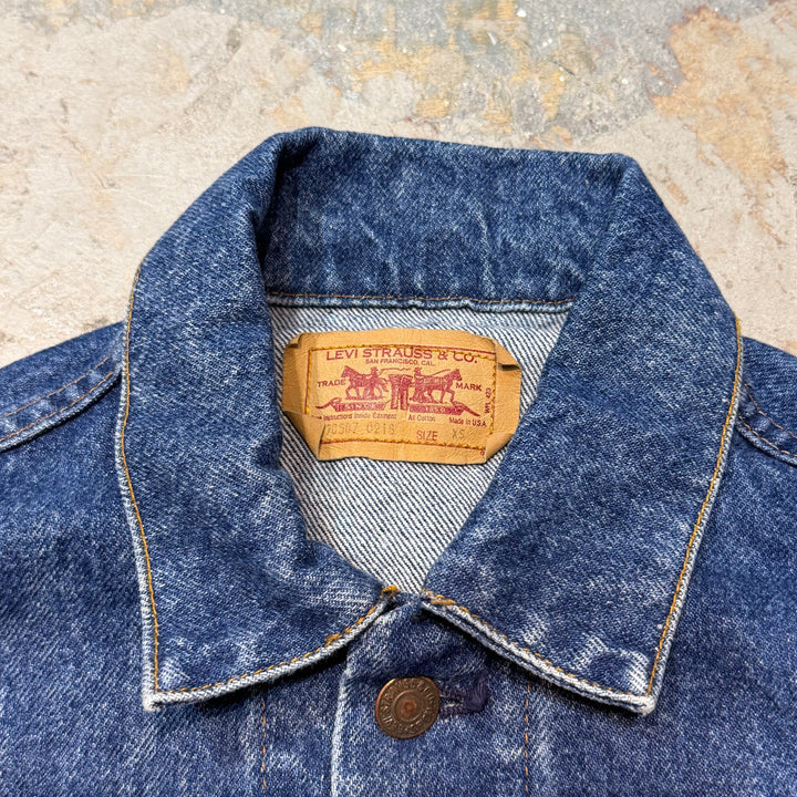 古着 USA製 80's~ Levi's/ リーバイス/ デニムジャケット/ Gジャン/ サイズXS