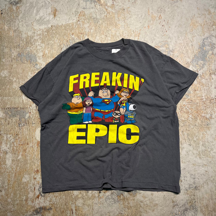 #4602 古着 ~90's Vintage / short sleeve print t-shirt Tee/半袖プリントTシャツ/FREAKIN' EPIC/サイズL-XL相当