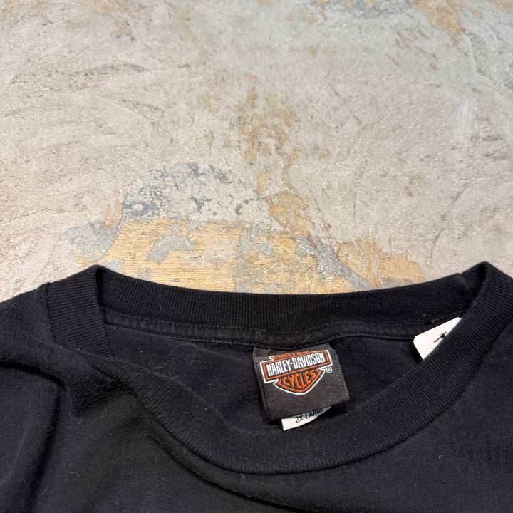 Used clothing Made in USA Harley-Davidson/Harley-Davidson/Printed T-shirt/Size 2XL