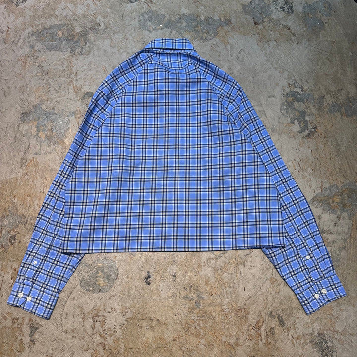 古着 L.L.Bean/ エルエルビーン/ ボタンダウン長袖シャツ/ チェック柄/ リメイク/ サイズM