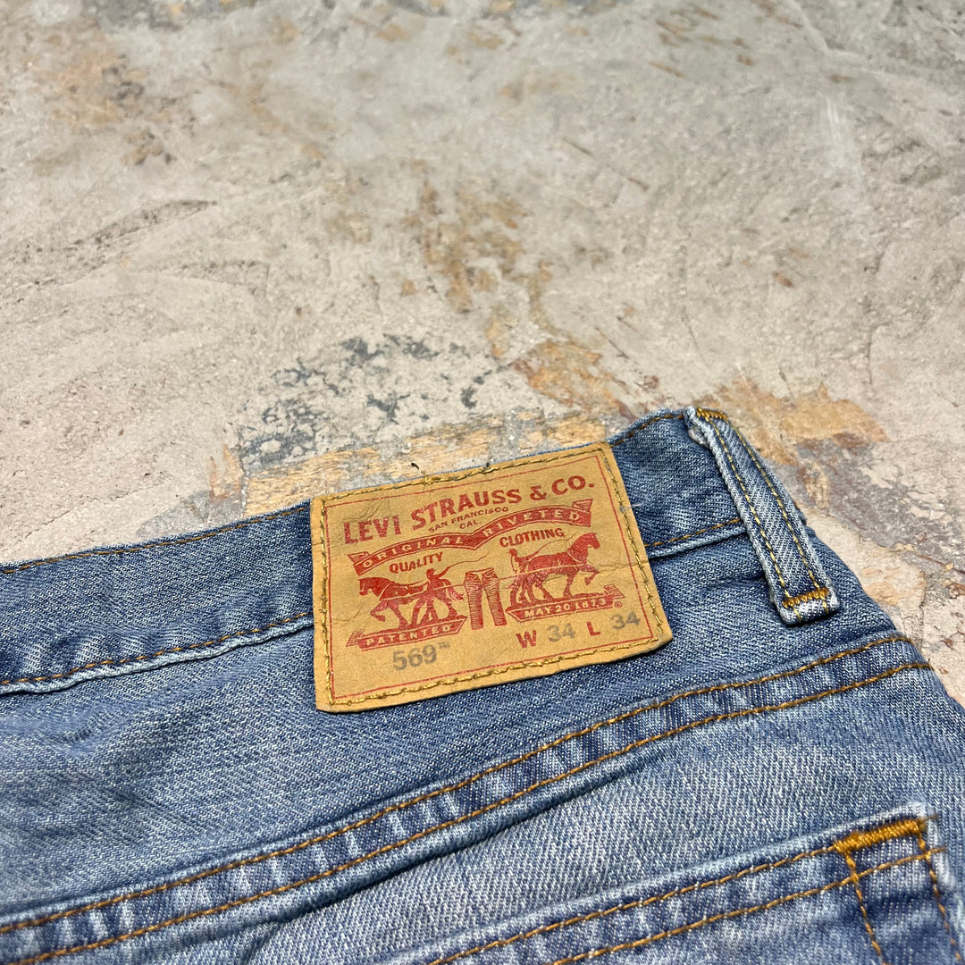 古着 Levi's/リーバイス/Denim Pants/デニムパンツ/569/実寸サイズ35×32