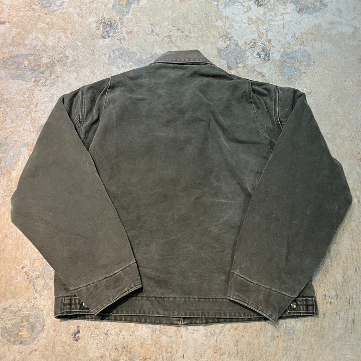 古着 carhartt/ カーハート/デトロイトジャケット/ ダック地/ 裏地ブランケット/ チェック柄/ サイズL相当