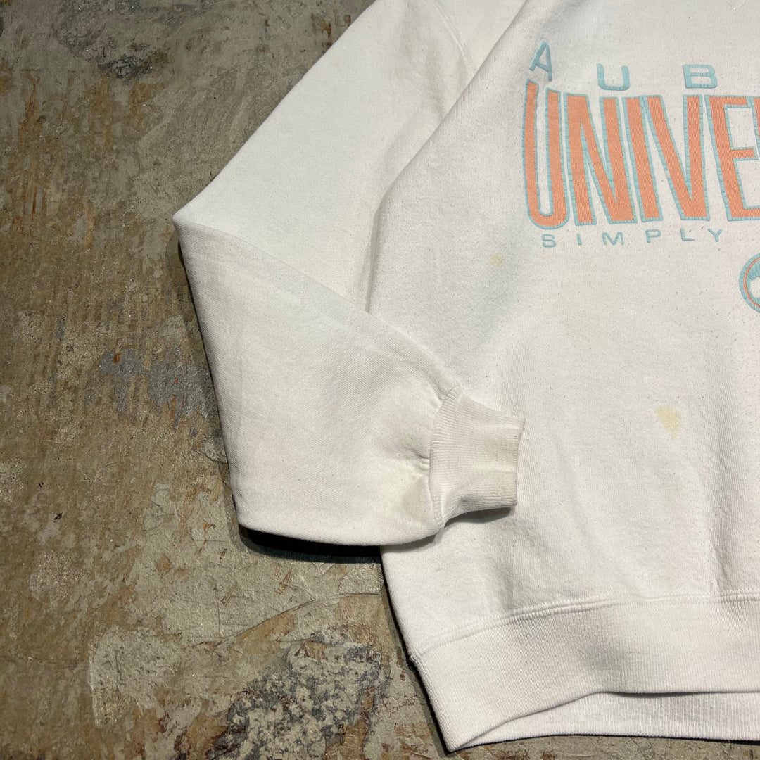 #3968 古着/Russell/ラッセル/Crewneck sweat/クルーネックスウェット/AUBURN UNIVERSITY/カレッジロゴ/MADE IN U.S.A/サイズXL