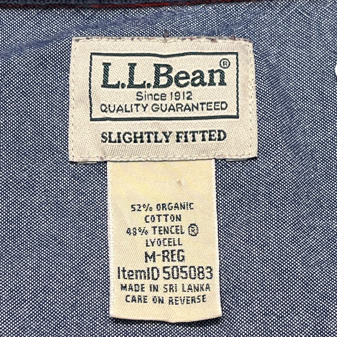 古着 L.L.Bean/ エルエルビーン/ フランネルシャツ/ チェック柄/ リメイク/ サイズM