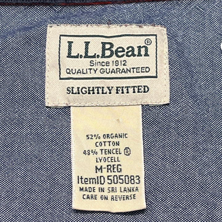 古着 L.L.Bean/ エルエルビーン/ フランネルシャツ/ チェック柄/ リメイク/ サイズM