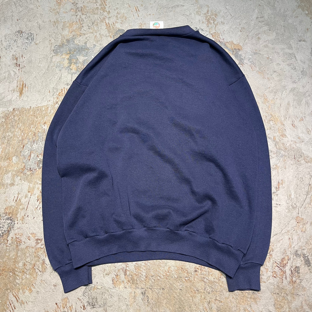 #3937 古着 unknow/Crew neck sweat/クルーネックスウェット/WVU MOUTAINEERS/サイズXL