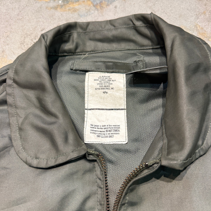 古着 90's Alpha Industries/米空軍/MIL-J-83382C/フライトジャケット /MA-1/サイズL