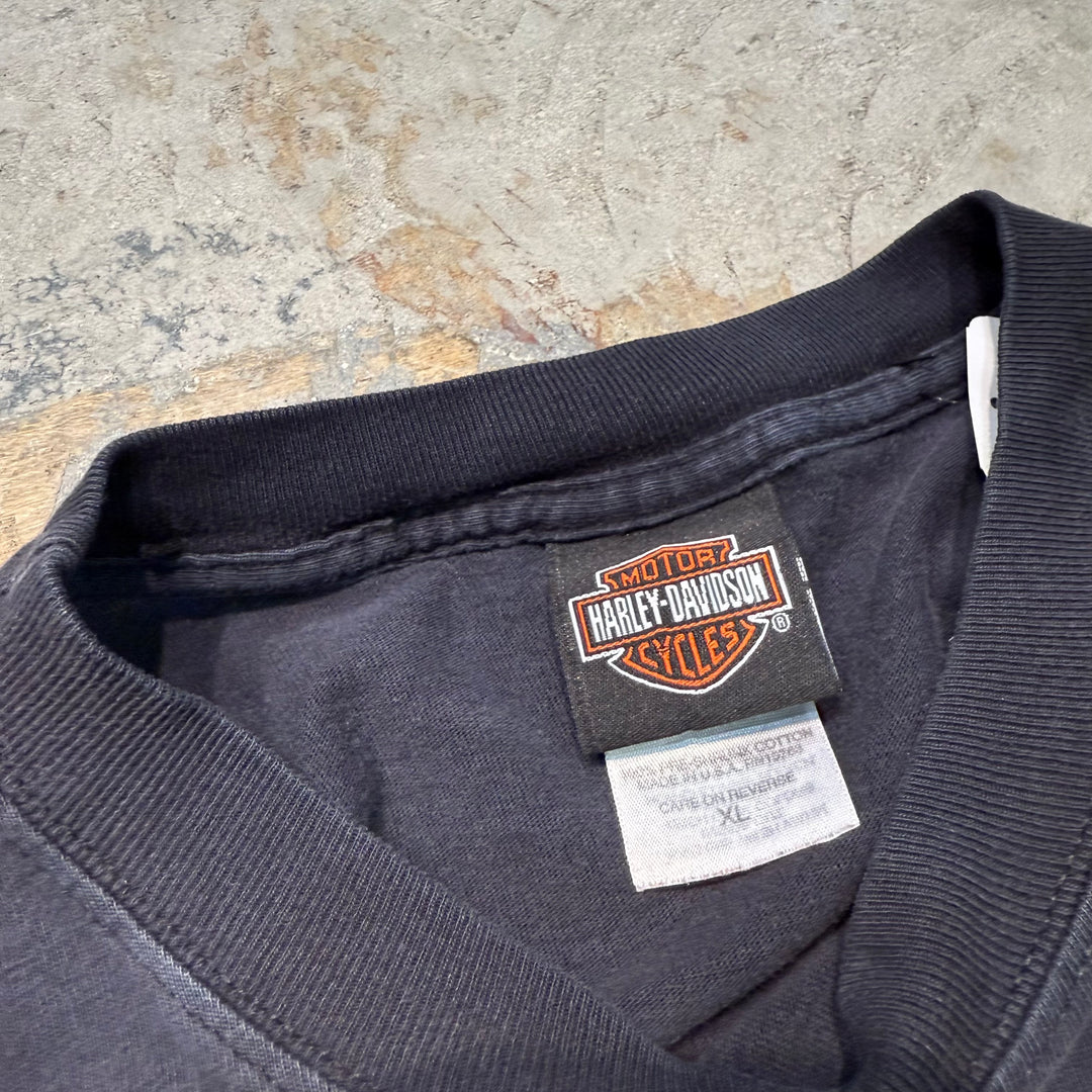 古着 USA製 Harley-Davidson/ハーレーダビッドソン/ プリントTシャツ/ サイズXL