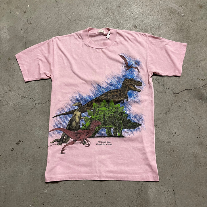 古着 87's USAVINTAGE / THE FOSSIL SHOP 化石ショップ /シングルステッチ Tシャツ サイズM