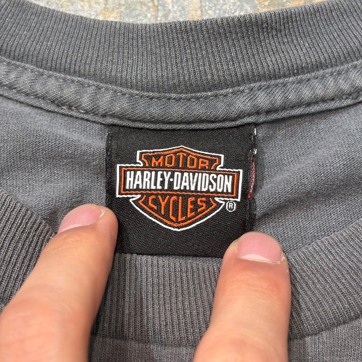 古着 USA製 Harley-Davidson/ハーレーダビッドソン/ プリントTシャツ/ サイズXL