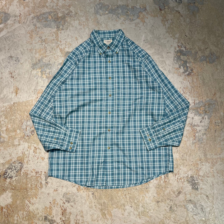 #4343 L.L.Bean/エルエルビーン L/S Check Shirts/チェックシャツ サイズL