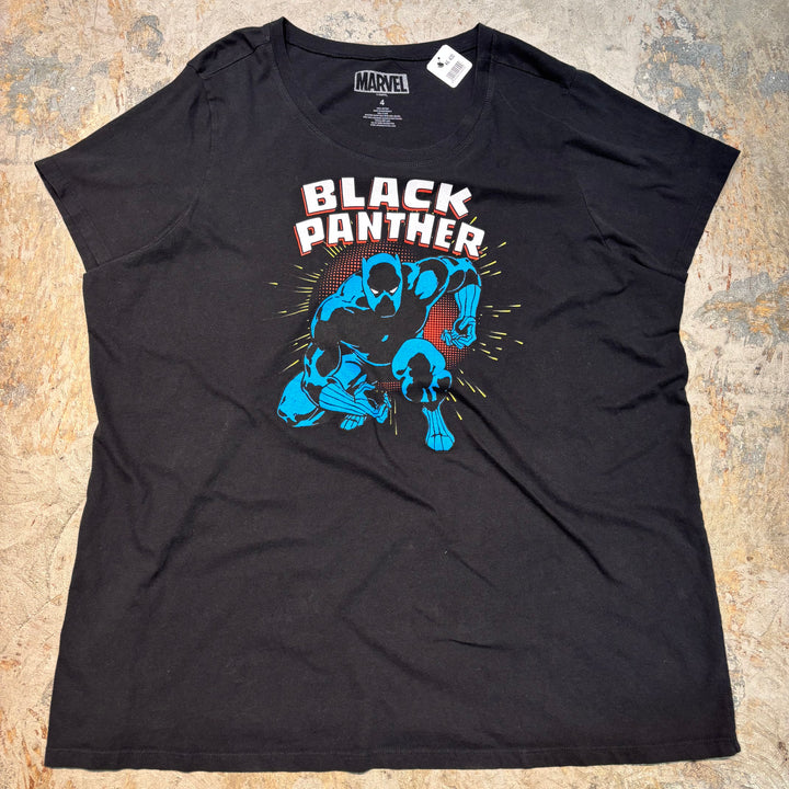 古着 MARVEL/ マーベル/ BLACK PANTHER/ ブラックパンサームービーTシャツ/ サイズXL相当