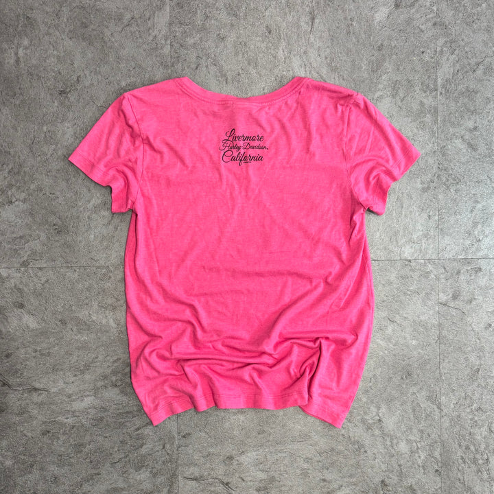 古着 Harley-Davidson ハーレーダビッドソン プリントTシャツ レディース Y2K サイズXL相当