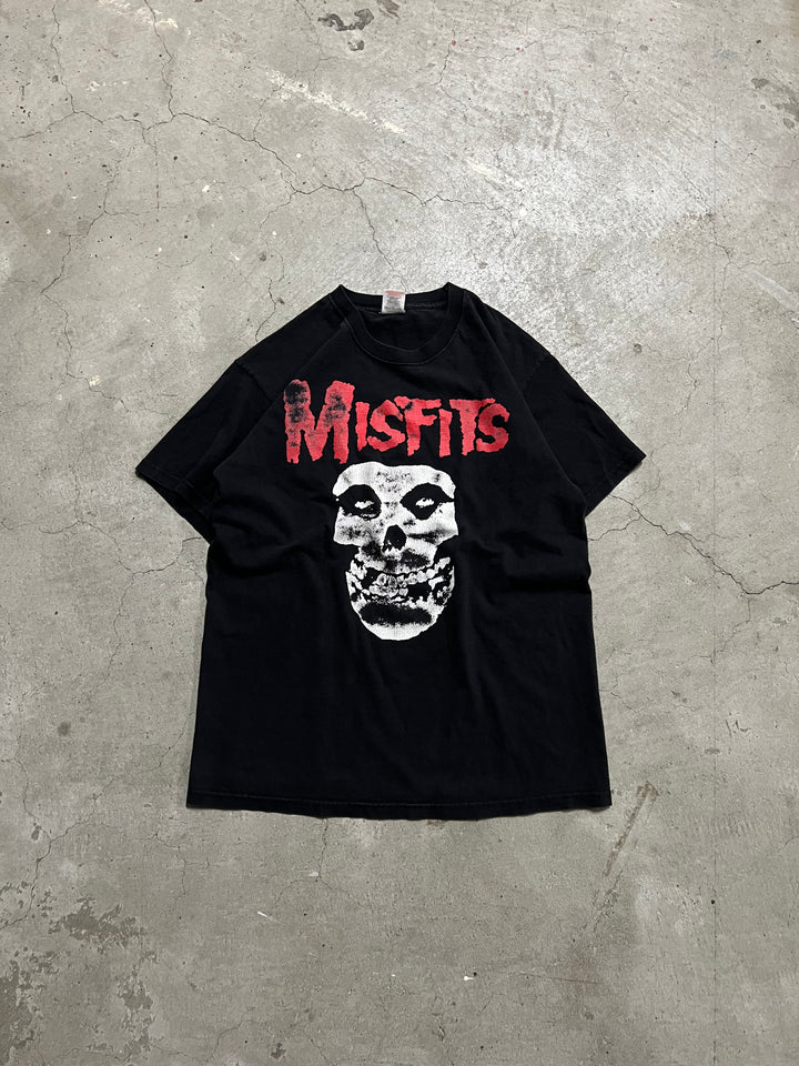 #MA54 古着 フルーツオブザルーム/MISFITS/ミスフィッツ/バンドTシャツ/プリント Tシャツ/サイズL