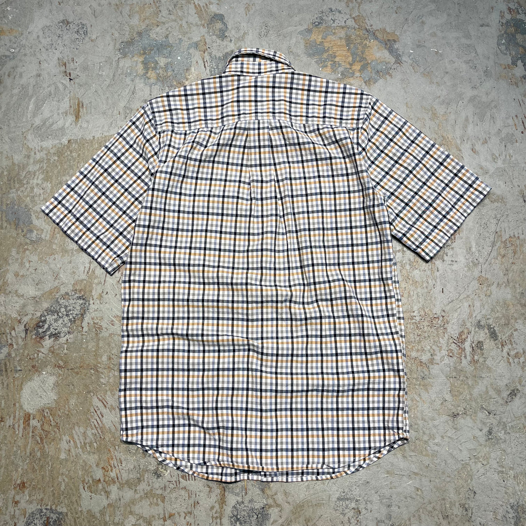 #4543 古着 Carhartt/カーハート/s/s  Button down Shirts/半袖ボタンダウンシャツ/チェック柄/サイズS