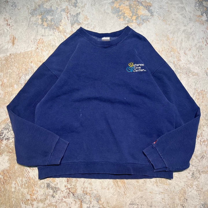 #3982 古着 FRUIT OF THE LOOM /フルーツオブザルーム/Crew  Neck Sweat Shirt/クルーネックスウェット/企業ロゴ/サイズXL