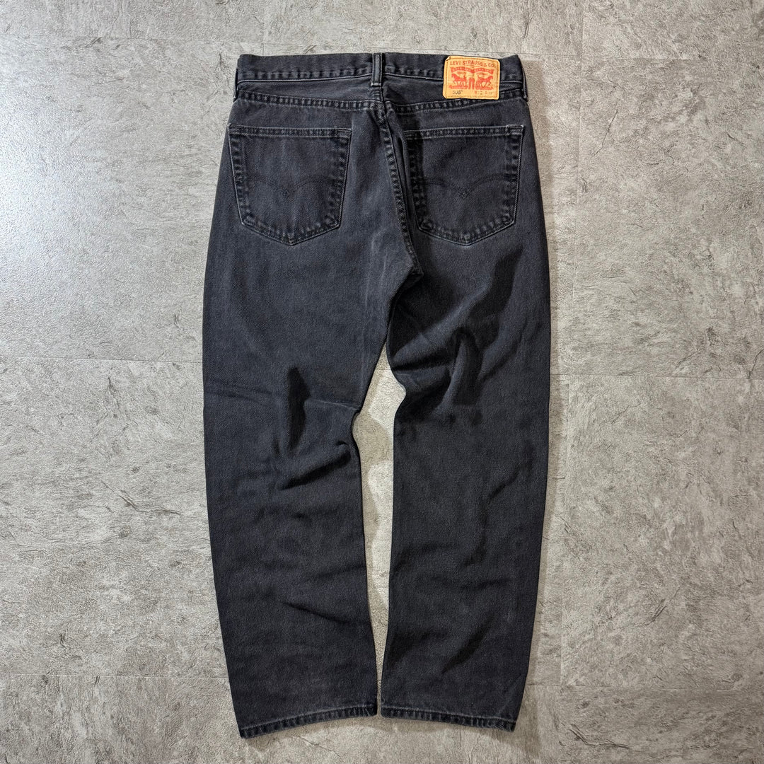 古着 Levi's/ リーバイス/ ブラックデニムパンツ/ 505/ 実寸サイズ31×28