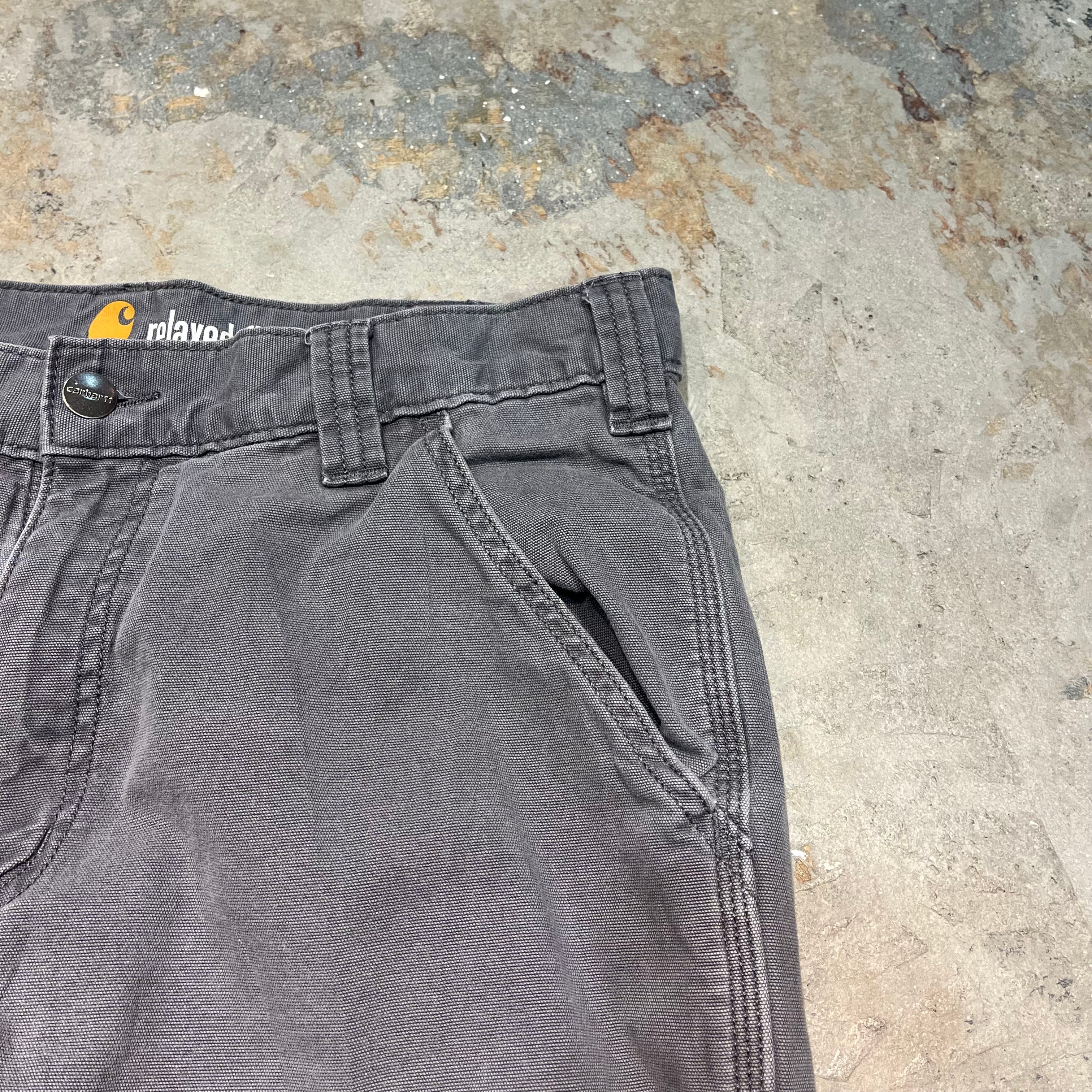 Carhartt カーハート 古着 ダック地 ペインターパンツ グレー 34 carhartt ダック地 ペインターパンツ カーハート グレー 36×34