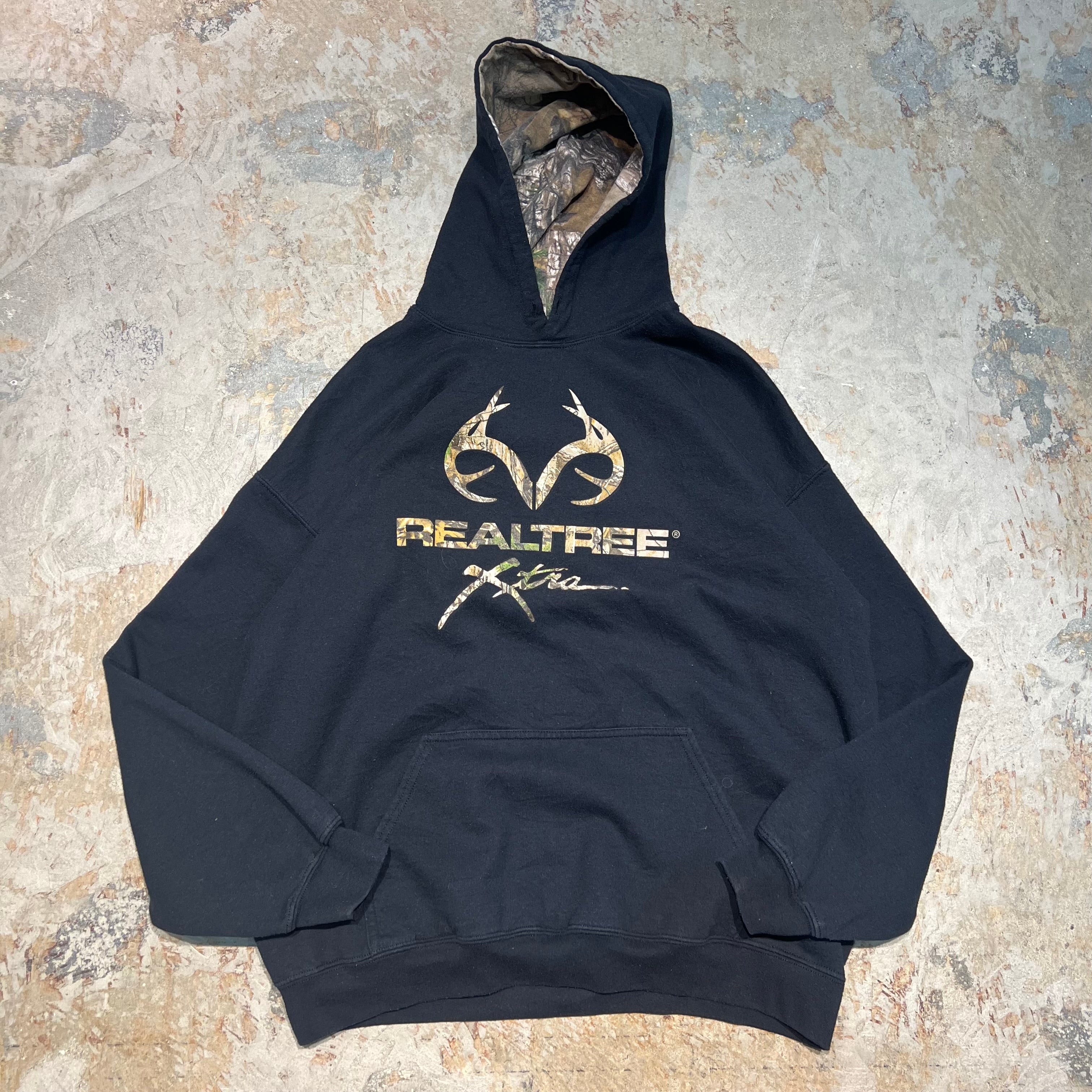 4011 古着 REALTREE/リアルツリー/Pull over Parker/プルオーバー