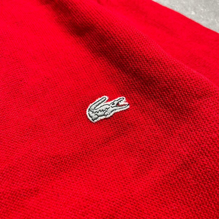 古着 スペイン製 80's CHEMISE LACOSTE / シュミーズ ラコステ / アクリルニットカーディガン / L〜XLサイズ