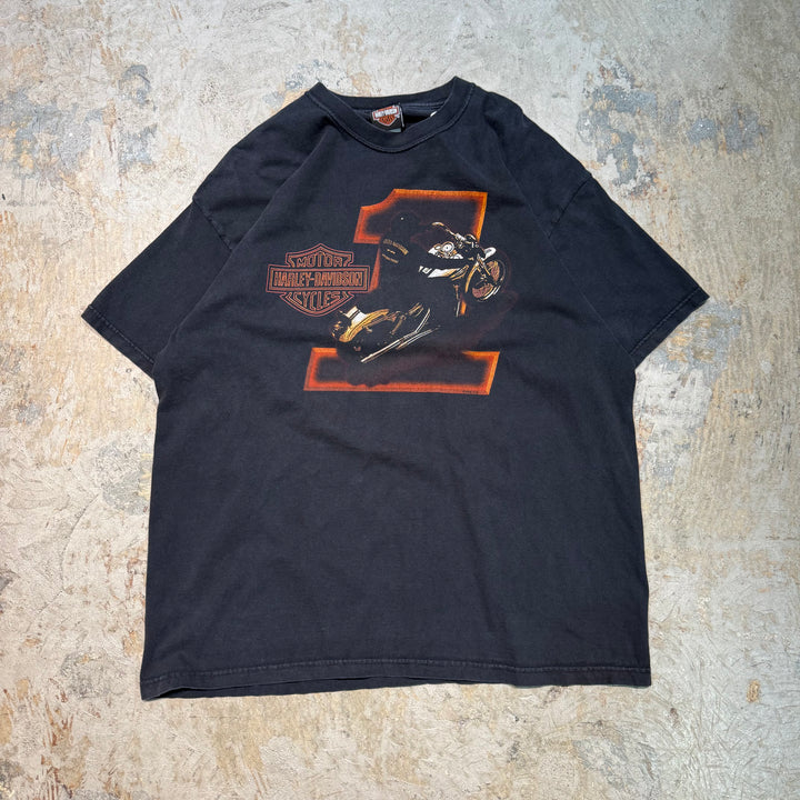 古着 USA製 Harley-Davidson/ハーレーダビッドソン/ プリントTシャツ/ サイズXL