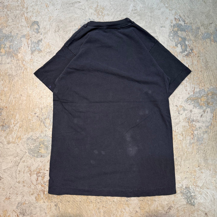 古着 90's STONE HENGE/ストーンヘンジ/世界遺産/ペイント/シングルステッチプリントTシャツ/サイズM