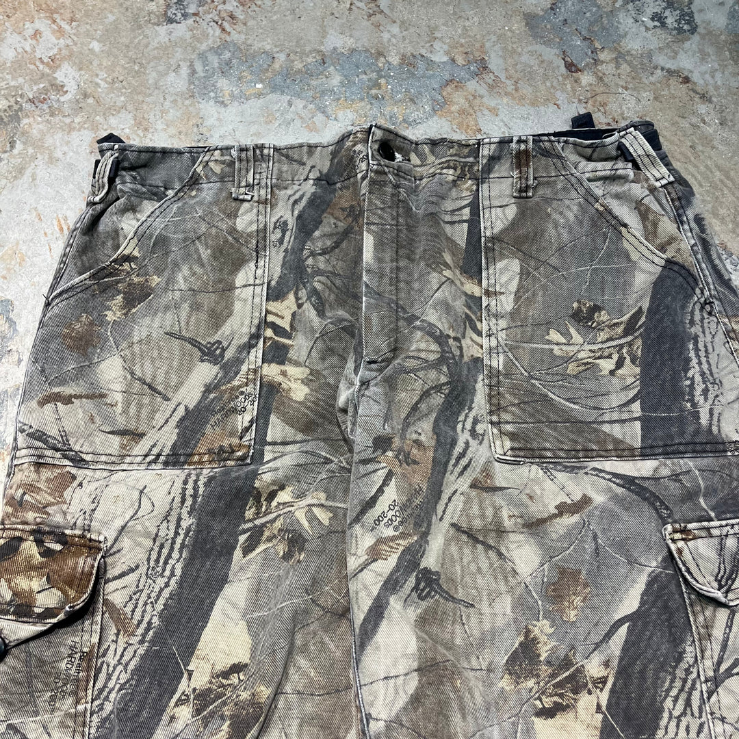 #4219 古着 Unknow/ Duck real tree work Pants/ダック地 リアルツリーワークパンツ/MADE IN U.S.A/リアルツリー柄/サイズXL