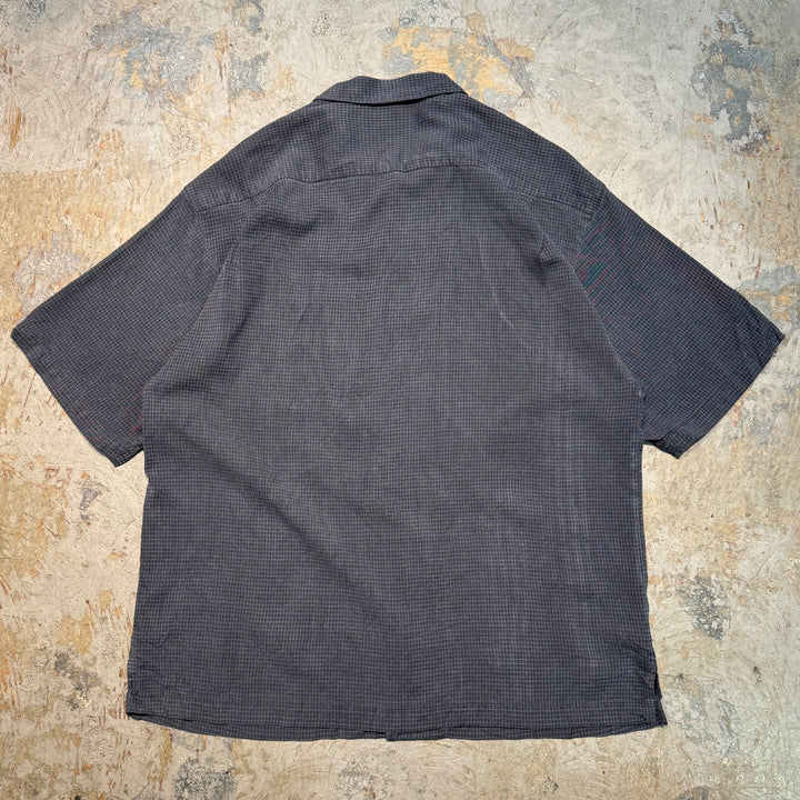 古着 TOMMY BAHAMA/ トミー バハマ/ 半袖シャツ/ チェック柄/ サイズXL