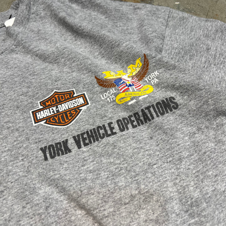 古着 Harley-Davidson YORK PA /ハーレー ダビッドソン ヨーク PA / ペンシルバニア州 / プリントTシャツ / サイズXL