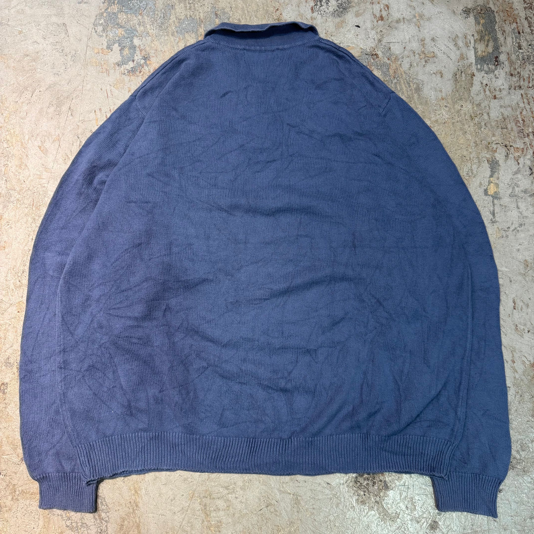 古着 Eddie Bauer/ エディーバウアー/ ハーフボタンニットセーター/ サイズXL