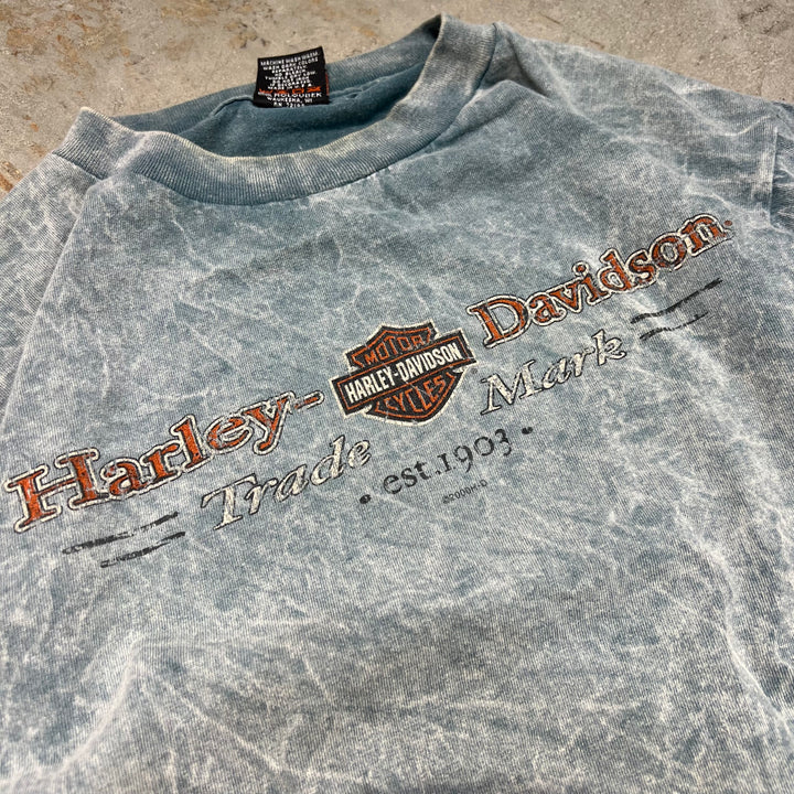 #4520 古着 00's Harley-Davidson/ハーレーダビッドソン/short sleeve print t-shirt Tee/半袖プリントTシャツ/サイズM