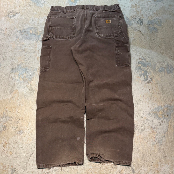 古着 Carhartt/カーハート/ダック地ペインターパンツ/ダブルニー/実寸サイズ36×29