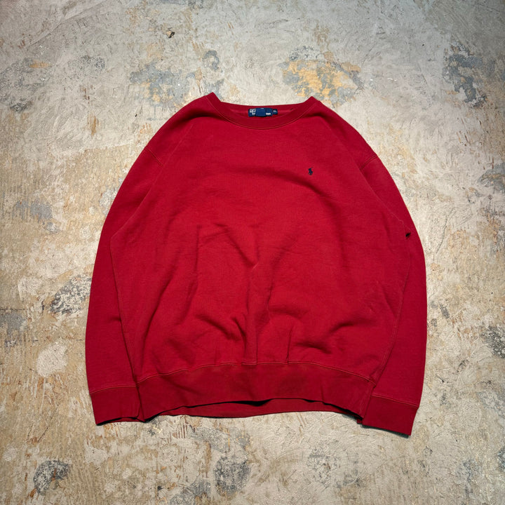 古着 POLObyRalph Lauren/ ポロバイラルフローレン/ クルーネックスウェット/ サイズXL