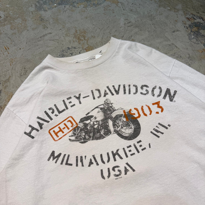 古着 Harley-Davidson/ハーレーダビッドソン/ プリントロングTシャツ/ サイズM
