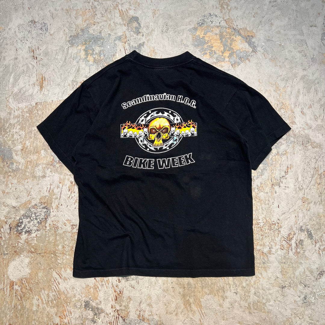 古着 Harley-Davidson  /ハーレー ダビッドソン / scandinavian h.o.g. bike week / プリントTシャツ / サイズM相当