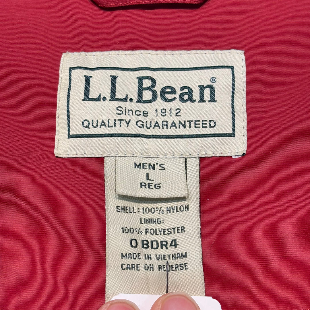 古着 L.L.Bean/エルエルビーン/ ナイロンベスト/ 裏地フリース/ サイズL