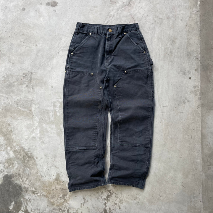 古着 Carhartt/カーハート/ダック地ペインターパンツ/ダブルニー/実寸サイズ28×28