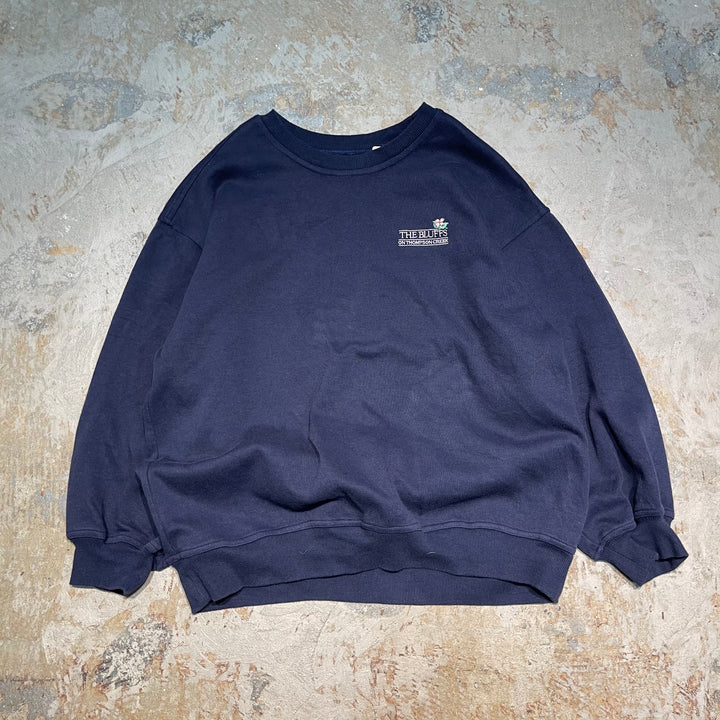 #2077 古着 UnKnow/Crew Neck Sweat/クルーネックスウェット/企業系/サイズXL相応