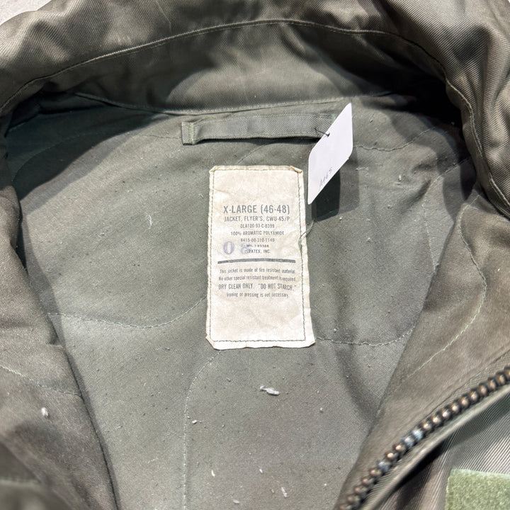 古着 90's Alpha Industries/米空軍/MIL-J-83382C/フライトジャケット /MA-1/サイズXL