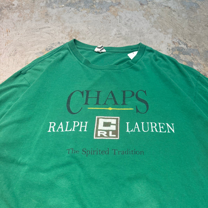 古着 USA製 CHAPS/ チャップス/ プリントTシャツ/ サイズL