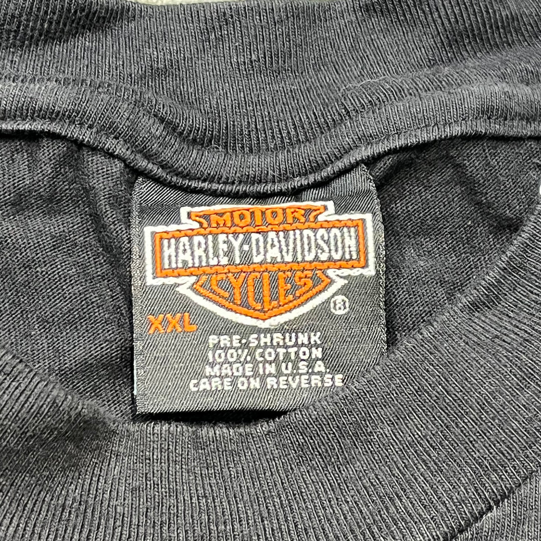 Used clothing Made in USA Harley-Davidson/Harley-Davidson/Printed T-shirt/Size 2XL