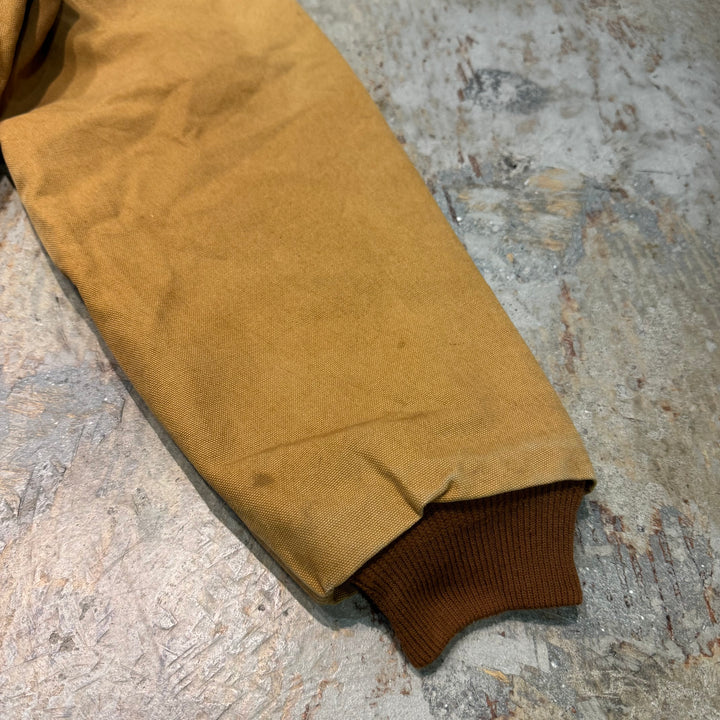 중고 의류 Carhartt/ Santa Fe 재킷/ 오리 직물/ 퀼트 라이닝/ 코듀로이 칼라/ 크기에 해당