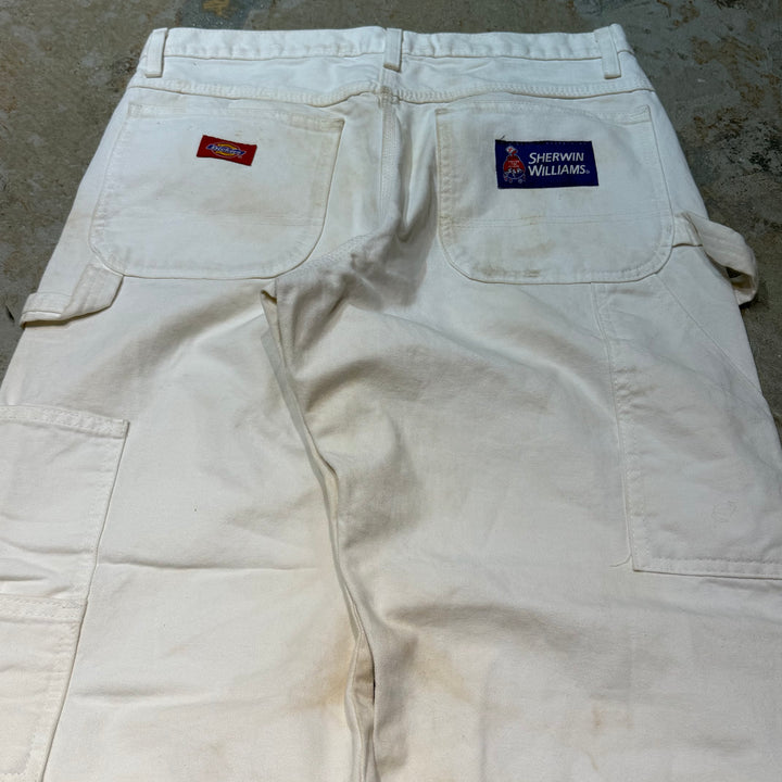 古着 Dickies×SHERWIN WILLIAMS/ディッキーズ× シャーウィン・ウィリアムズ/ ペインターパンツ / 企業ロゴ/ 実寸サイズ30×29