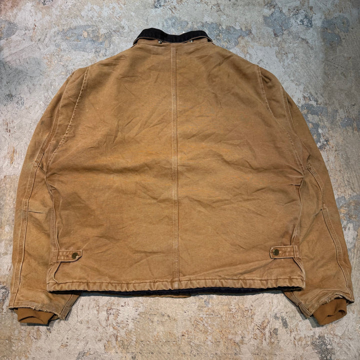 古着 carhartt/ カーハート/ トラディショナルコート/ 裏地キルティング/ 襟コーデュロイ/ サイズ2XL