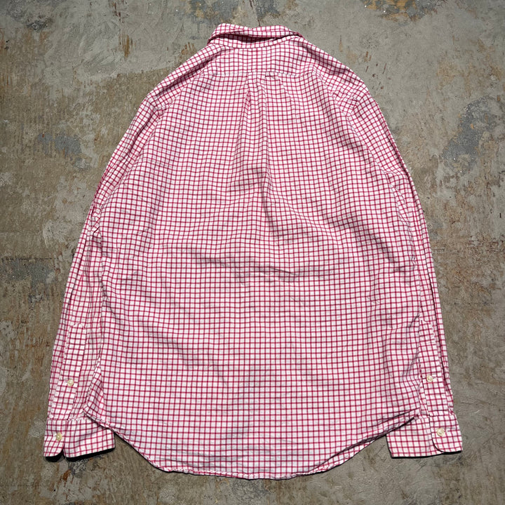 #4415 古着 Ralph Lauren/ラルフローレン/Long Sleeve Button Down Shirt/長袖ボタンダウンシャツ/チェック柄/サイズL