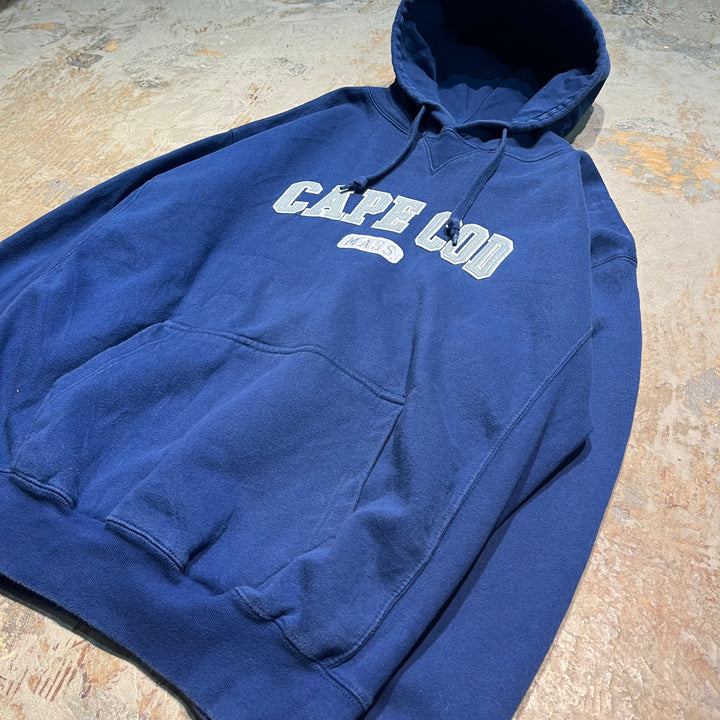 #1969 古着 Unknow/Pull Over Hoody /プルオーバーパーカー/カレッジロゴ/サイズ2XL